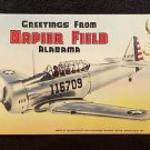 VINTAGE  POSTCARD GREETINGS FROM NAPIER FIELD ALABAMA