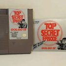 GOLGO 13 TOP SECRET EPISODE with manual NES NINTENDO ENTERTAINMENT SYSTEM