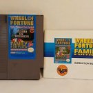 WHEEL OF FORTUNE with manual NES NINTENDO ENTERTAINMENT SYSTEM
