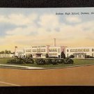 VINTAGE  POSTCARD DOTHAN HIGH SCHOOL, DOTHAN, ALA