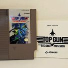TOP GUN SECOND MISSION with manual NES NINTENDO ENTERTAINMENT SYSTEM