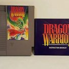 DRAGON WARRIOR with manual NES NINTENDO ENTERTAINMENT SYSTEM