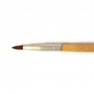 Lips and Eye Liner Vegan Makeup Brush Long and eco Friendly Bamboo Handle