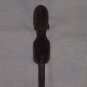 Wood Knife Letter Opener - African Woman on Handle