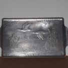 Hammered Metal Serving Tray