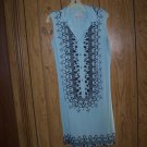 Blue with black designs - Serbin of Florida