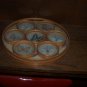 Vintage butterfly tray and coaster set