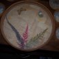 Vintage butterfly tray and coaster set