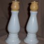 Two Avon Candle Holder Cologne Bottles