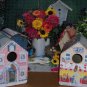 Two Tin Birdhouses