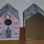 Two Tin Birdhouses