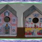 Two Tin Birdhouses