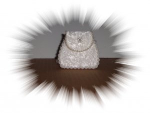 Small White Doll Purse