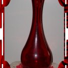 Tall Red Vase - Made in Spain