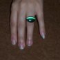 Handmade Oval Green with Envy Ring