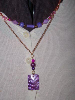 Color Purple Necklace