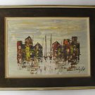 Shaul Ohali {Israel, 1922-2003} oil on board