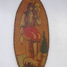 Vintage marvelous wall decor hand painted art wood on board painting