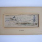 Eugène Louis Boudin (French, 1824-1898) watercolor and pencil on paper