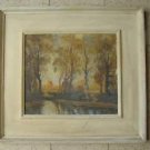 Marvelous antique oil on board painting