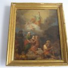 18th Century Italian Old Master, Blessed Virgin Mary Assumption - Antique oil