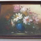 Marvelous floral oil on canvas painting