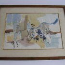 Robert Baser (Israel, 1908–1998) watercolor on paper