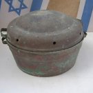 Rare Antique Unusual Marvelous Brass Cake Pan