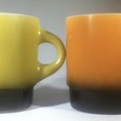 2 Anchor Hocking Fire-King Coffee Cups Mugs