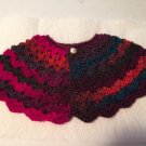 Multi-Colored Baby Cape Poncho
