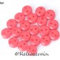 Releaserain 6mm Doll Clothes Sewing Acrylic Round 2-Hole Small Buttons Set of 20