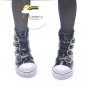 Buckles Ankle Leather Sneakers Boots Shoes Patent Black for SD Dollfie dolls