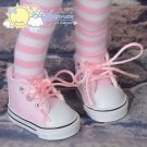 Doll Shoes Ankle Lace-Up Cons Sneakers Boots Pink for Yo-SD BJD Dollfie 12 Kish