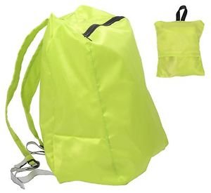 Ultra Lightweight Waterproof Lime 14L Foldable Travel Backpack Outdoor Rucksack