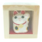 Japanese Washi Paper Beckoning Maneki Neko Lucky Cat Fuku Masu Japan Miniature