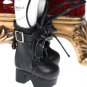 Blythe/Lati Yellow Shoes Victorian Leather Boots Black