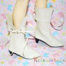Dollfie SD Shoes Cowgirl Tassel High-Heel Boots Ivory