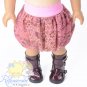 Victorian Pink Lace Bubble Skirt Doll Clothes Outfit for 18" American Girl dolls