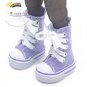 Knee-Hi Canvas Sneakers Boots Shoes Purple for Yo-SD Dollfie/12" Kish dolls