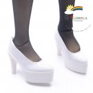SD Girl Stiletto Platform High-Heel Pumps Shoes White