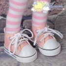 Doll Shoes Ankle Lace-Up Cons Sneakers Boot Glitter Pink for Yo-SD BJD 12 Kish