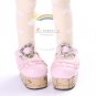 Mary Jane Ruffle Heart Lolita Platform Shoes Pink for Yo-SD Dollfie/12" Kish