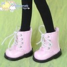 Doll Shoes Martin Boots Pt Pink for Lati Yellow Pukifee BJD Kish Riley Blythe
