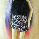 Dollfie SD Purple Pink 8-9 Wig #3040N-1B/BL070/R615T