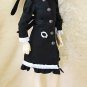 Dollfie Unoa Narae Outfit Black Button-Up Hoodie Dress