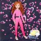 Releaserain Doll Clothes Outfit Gradual Fuchsia Jumpsuit for 16" Fashion Dolls