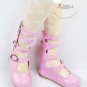 SD Dollfie 4-Strap Mary Jane Shoes Boots Patent Pink