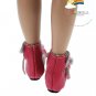 Releaserain Doll Shoes Mary Jane Bow Boots Shoes Fuchsia Pink FIT For 12" Marley