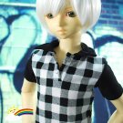Dollfie SD Milk White 8-9 Heat Resistant Wig #D3046