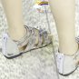 SD Girl Dollfie Stud Gladiator Sandals Shoes Pt Silver